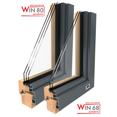 Aldra Fenster aus Kunststoff - Profil 88 MD